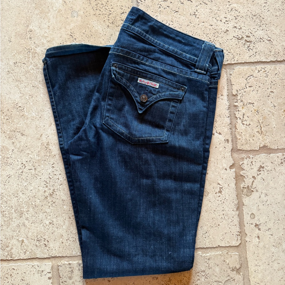 Hudson Jeans Dark Blue Flare & Wide Leg